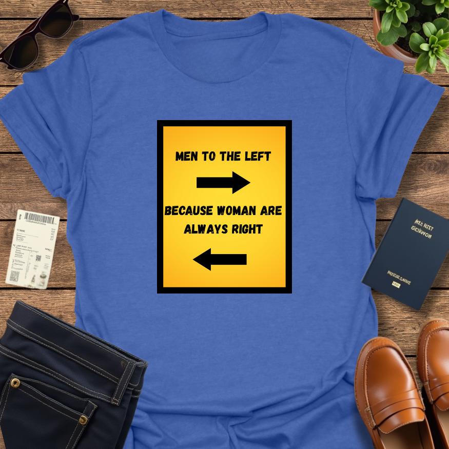 MEN TO THE LEFT
