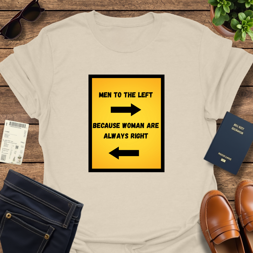 MEN TO THE LEFT