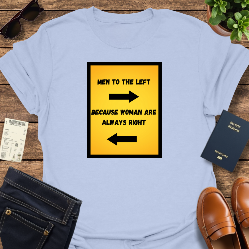 MEN TO THE LEFT