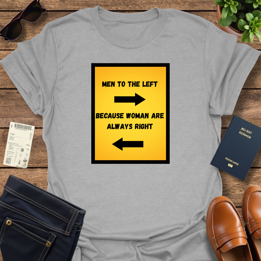 MEN TO THE LEFT