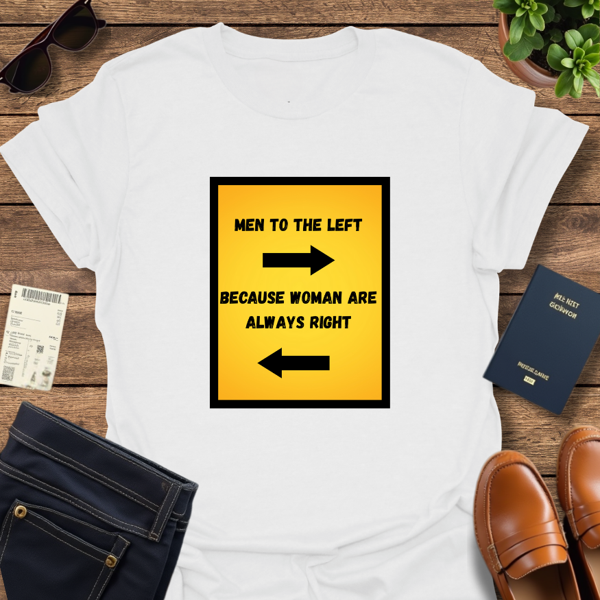MEN TO THE LEFT