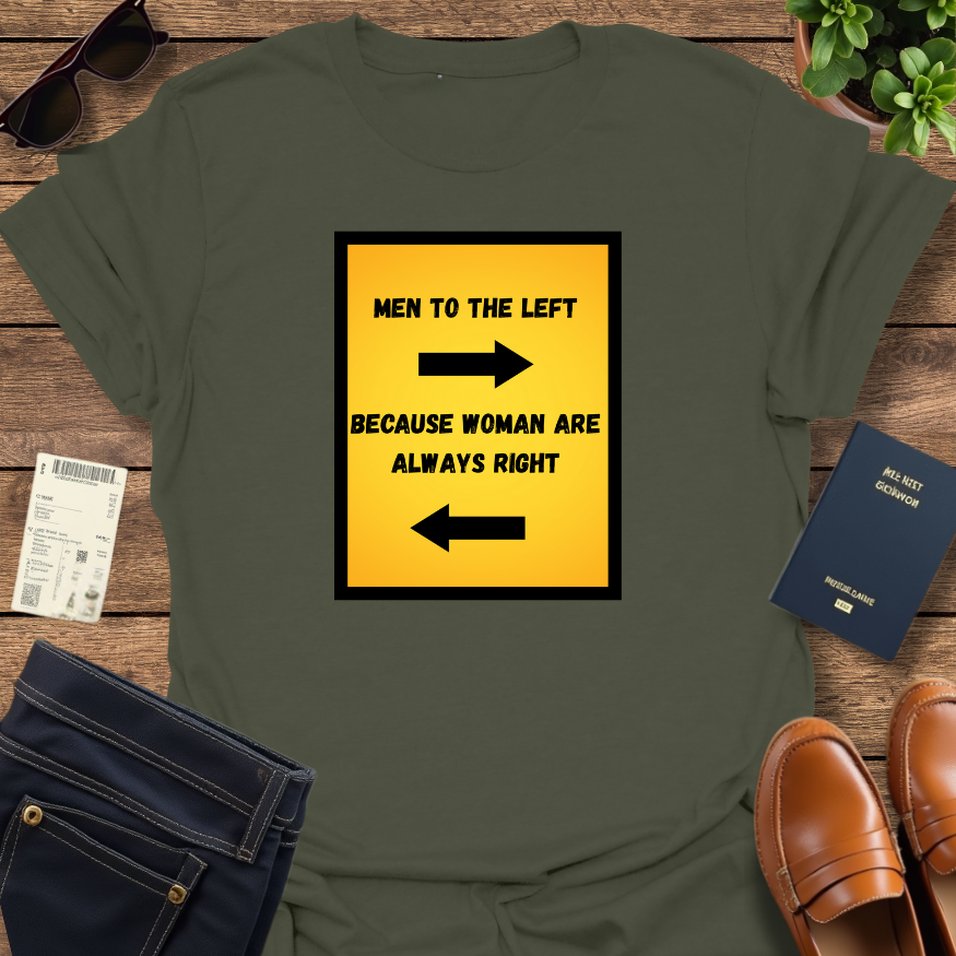 MEN TO THE LEFT