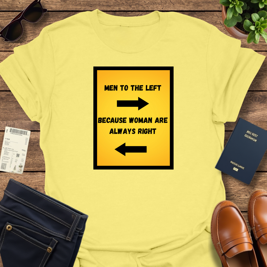 MEN TO THE LEFT