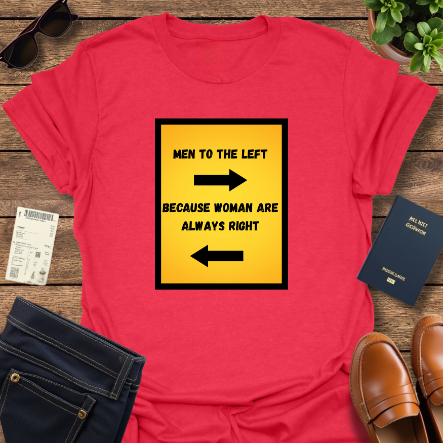 MEN TO THE LEFT