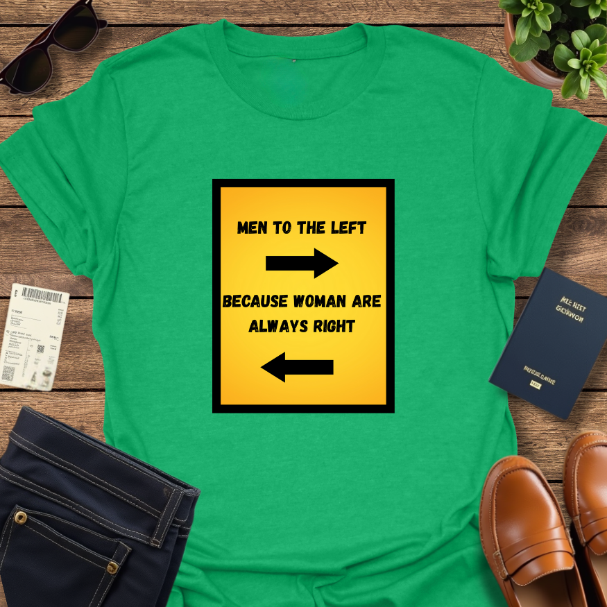 MEN TO THE LEFT