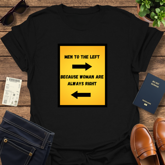 MEN TO THE LEFT
